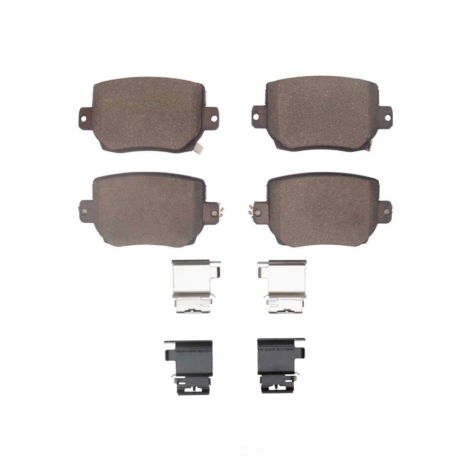 Dynamic Friction Company 1551-2387-01 DFC 5000 Advanced Brake Pads - Ceramic and Hardware Kit - OE