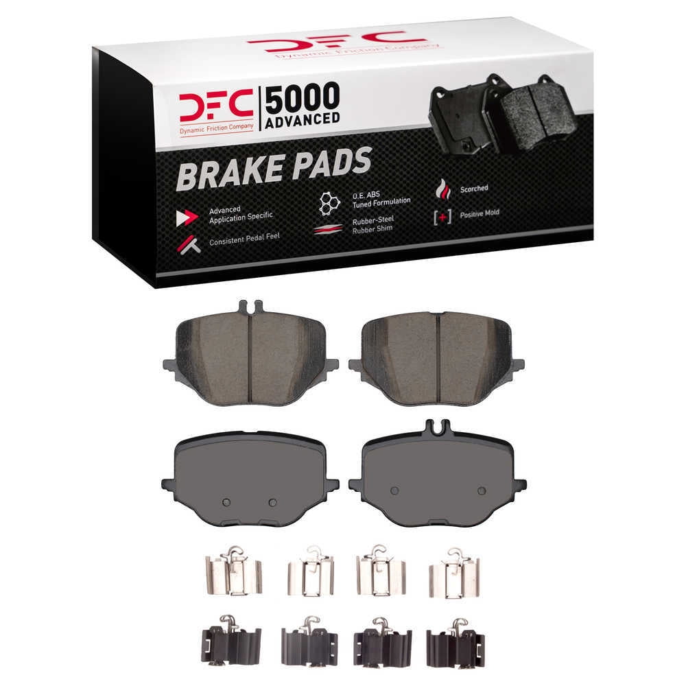 DFC 5000 Euro Ceramic Brake Pads and Hardware Kit - Archived 1551-2425-01 DFC 5000 Advanced Brake