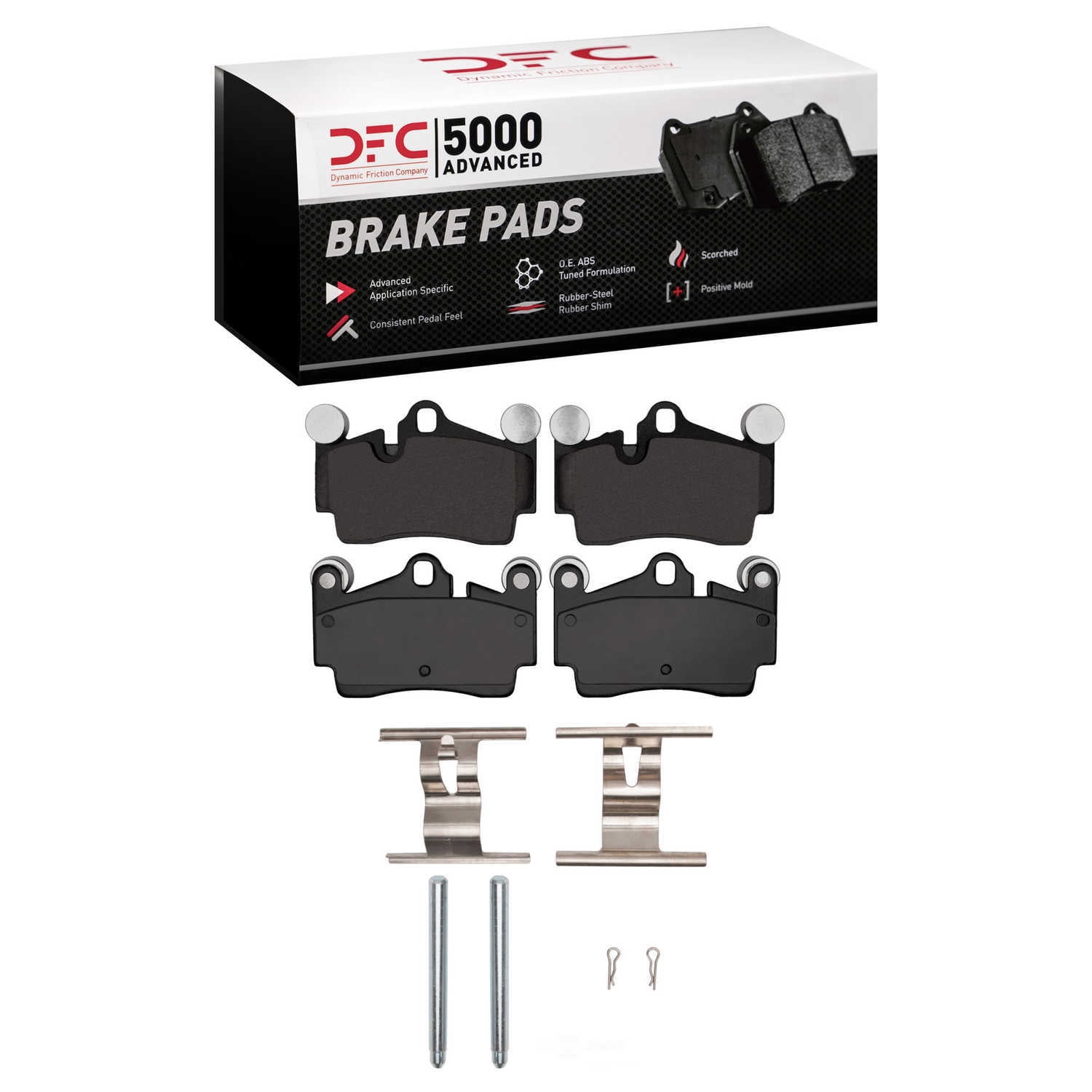 DFC 5000 Euro Ceramic Brake Pads and Hardware Kit - Archived 1552-0978-01 DFC 5000 Advanced Brake