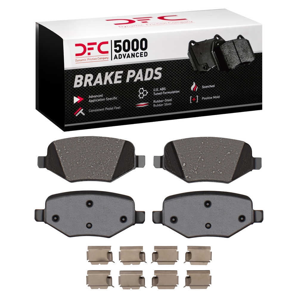 DFC 5000 Euro Ceramic Brake Pads and Hardware Kit - Archived 1552-1377-01 DFC 5000 Advanced Brake