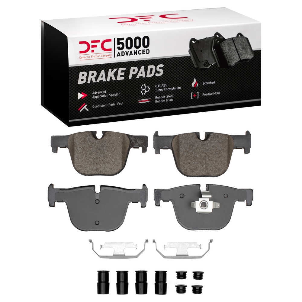 DFC 5000 Euro Ceramic Brake Pads and Hardware Kit - Archived 1552-1610-01 DFC 5000 Advanced Brake