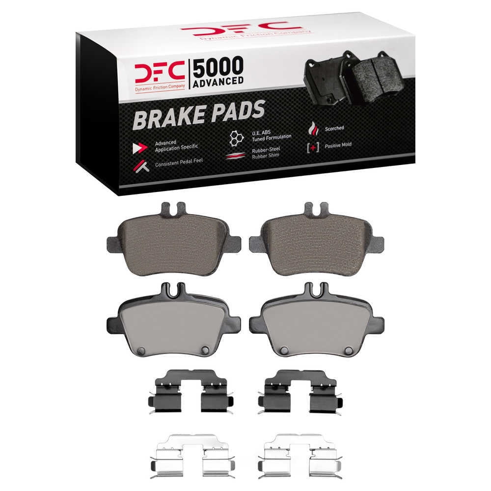 DFC 5000 Euro Ceramic Brake Pads and Hardware Kit - Archived 1552-1646-02 DFC 5000 Advanced Brake