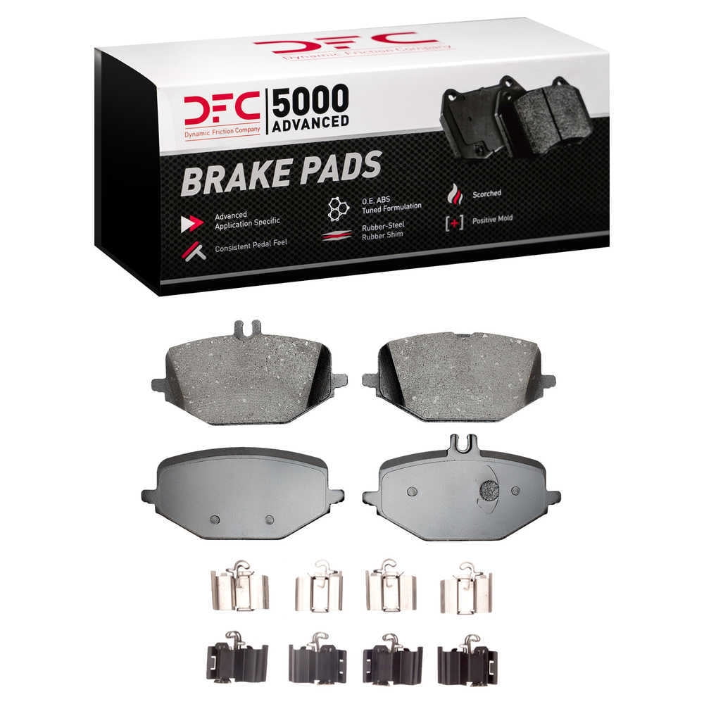Dynamic Friction Company 1552-2210-01 DFC 5000 Advanced Brake Pads - Ceramic and Hardware Kit - OE