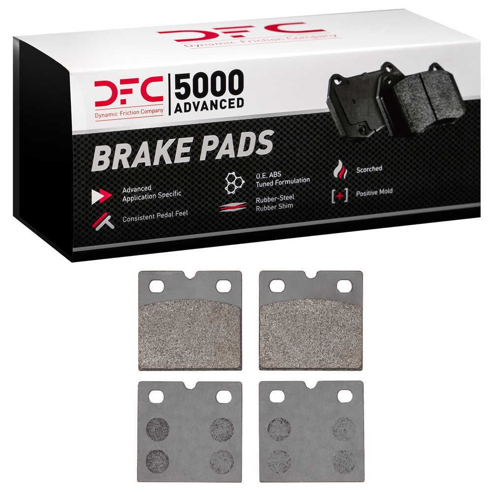 Dynamic Friction Company 1551-0971-09 DFC 5000 Advanced Brake Pads - Low Metallic - OE Equivalent