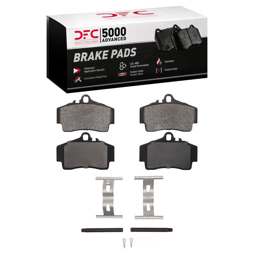 DFC 5000 Euro Ceramic Brake Pads and Hardware Kit - Archived 1551-0738-01 DFC 5000 Advanced Brake