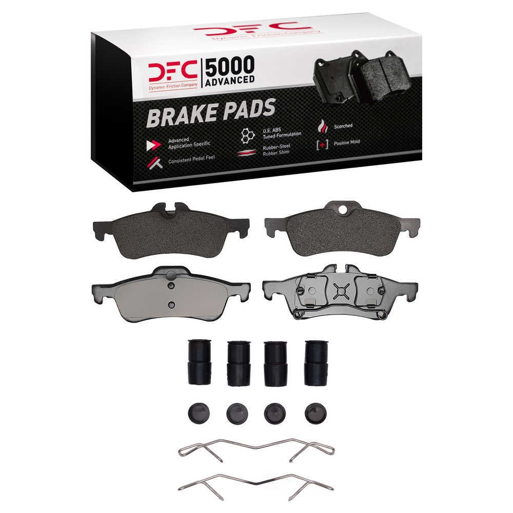 DFC 5000 Euro Ceramic Brake Pads and Hardware Kit - Archived 1551-1060-01 DFC 5000 Advanced Brake