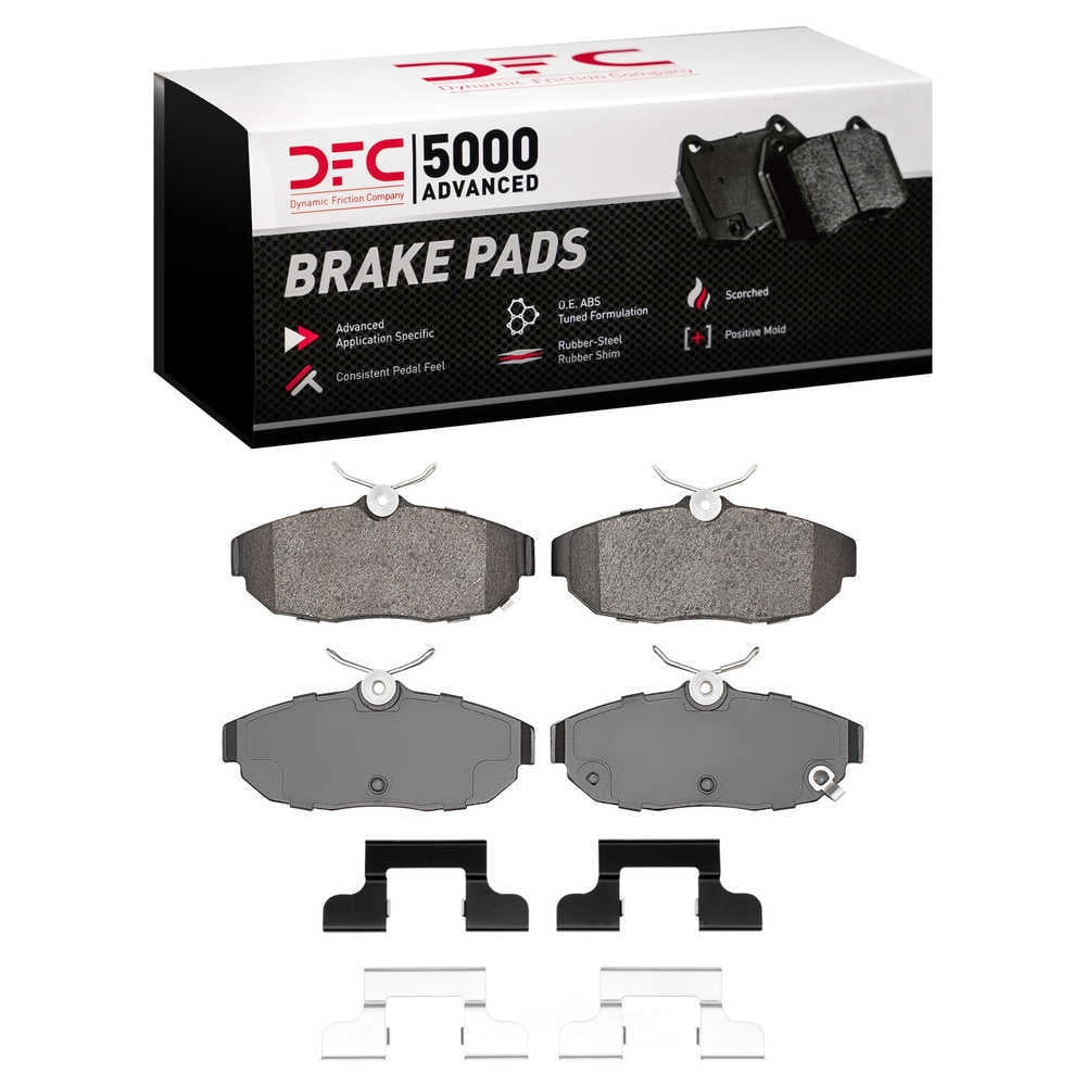 DFC 5000 Euro Ceramic Brake Pads and Hardware Kit - Archived 1551-1562-01 DFC 5000 Advanced Brake
