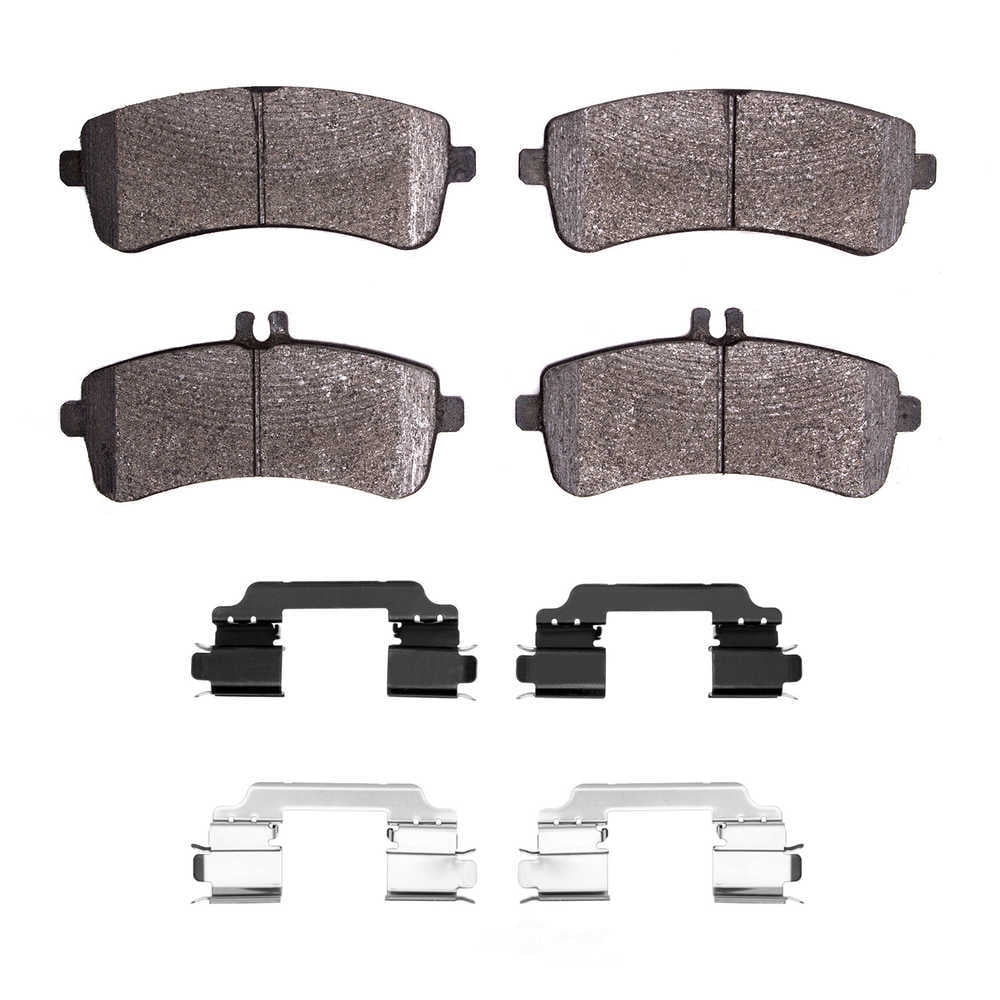 DFC 5000 Euro Ceramic Brake Pads and Hardware Kit - Archived 1551-1669-01 DFC 5000 Advanced Brake