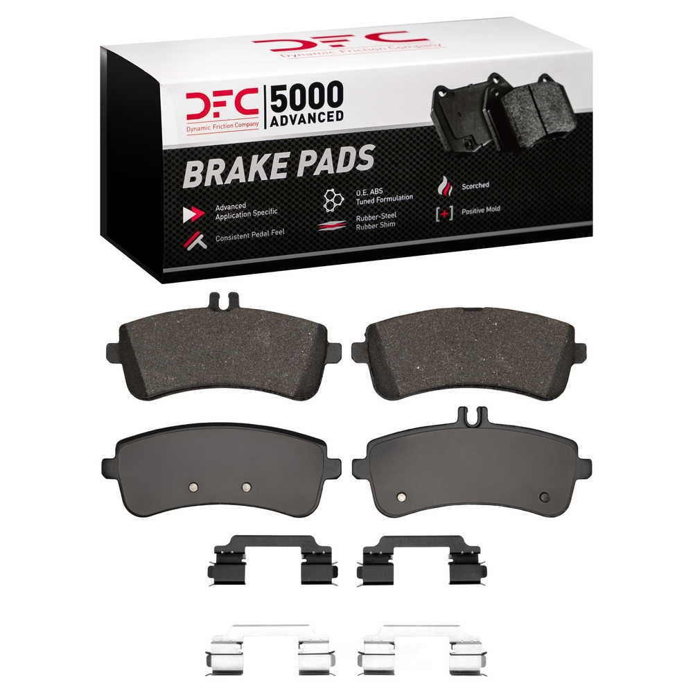 DFC 5000 Euro Ceramic Brake Pads and Hardware Kit - Archived 1551-1681-01 DFC 5000 Advanced Brake