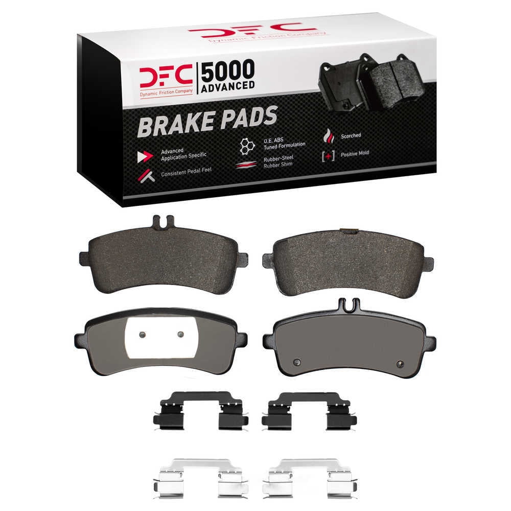 DFC 5000 Euro Ceramic Brake Pads and Hardware Kit - Archived 1551-1907-01 DFC 5000 Advanced Brake