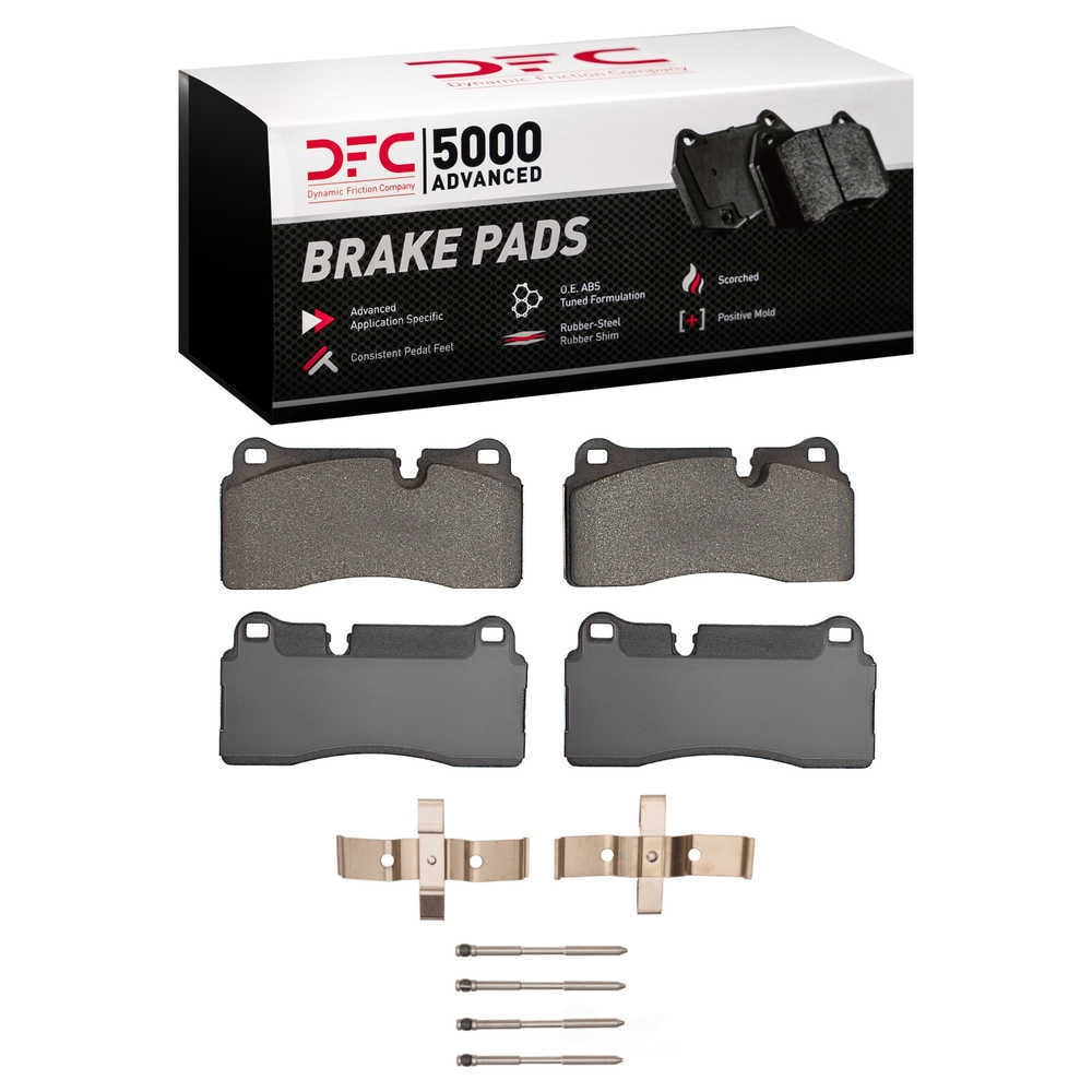 DFC 5000 Euro Ceramic Brake Pads and Hardware Kit - Archived 1551-2097-01 DFC 5000 Advanced Brake