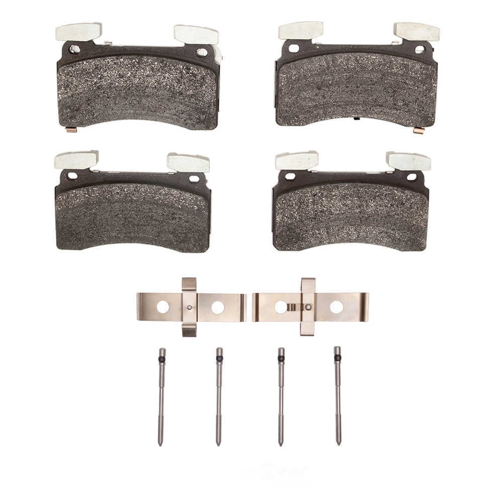 Dynamic Friction Company 1551-2254-01 DFC 5000 Advanced Brake Pads - Low Metallic and Hardware Kit