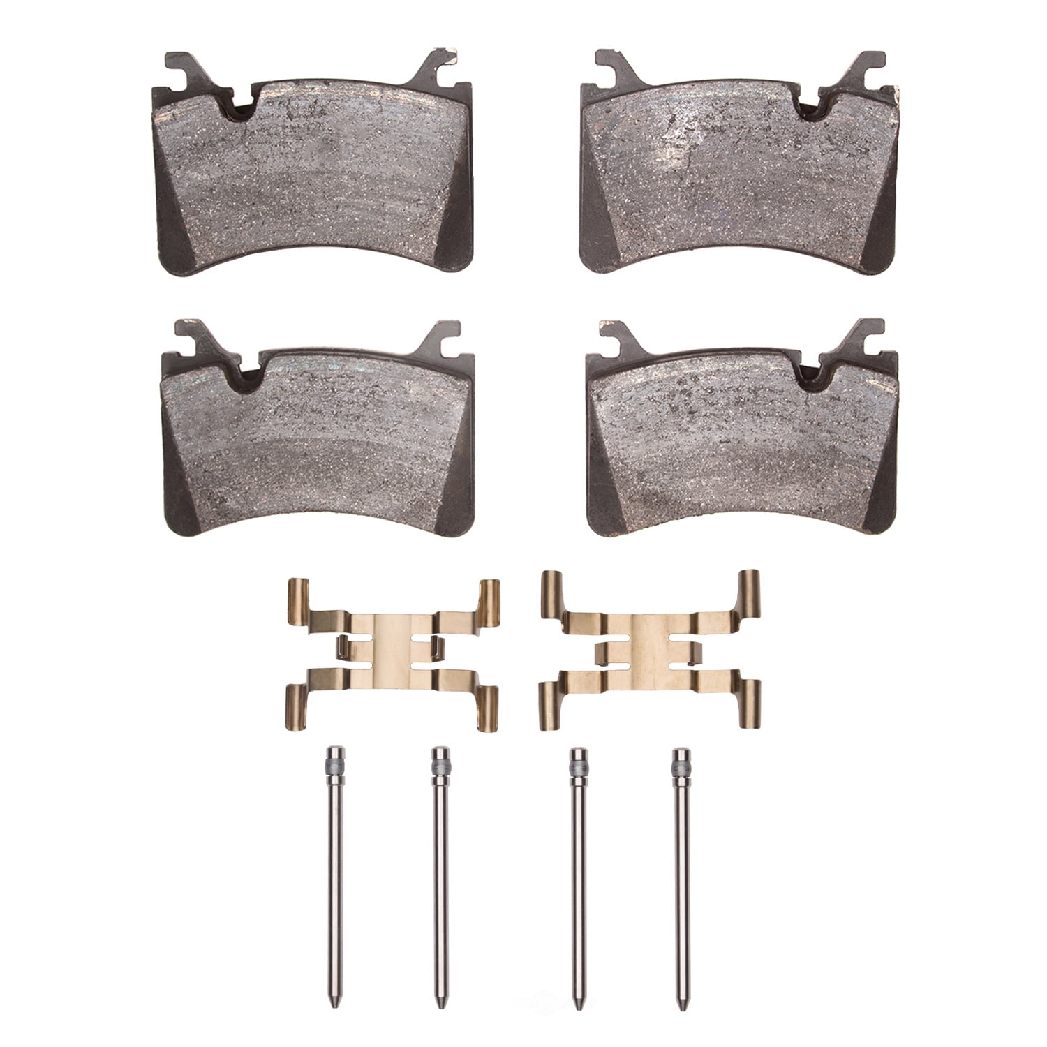 Dynamic Friction Company 1551-2279-01 DFC 5000 Advanced Brake Pads - Low Metallic and Hardware Kit