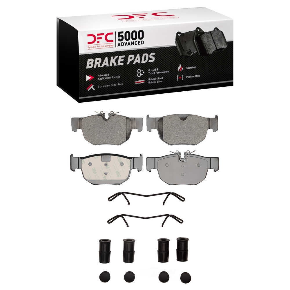 DFC 5000 Euro Ceramic Brake Pads and Hardware Kit - Archived 1551-2367-01 DFC 5000 Advanced Brake