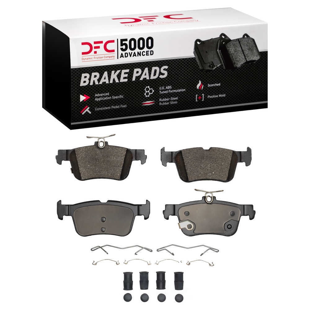 DFC 5000 Euro Ceramic Brake Pads and Hardware Kit - Archived 1551-2384-01 DFC 5000 Advanced Brake
