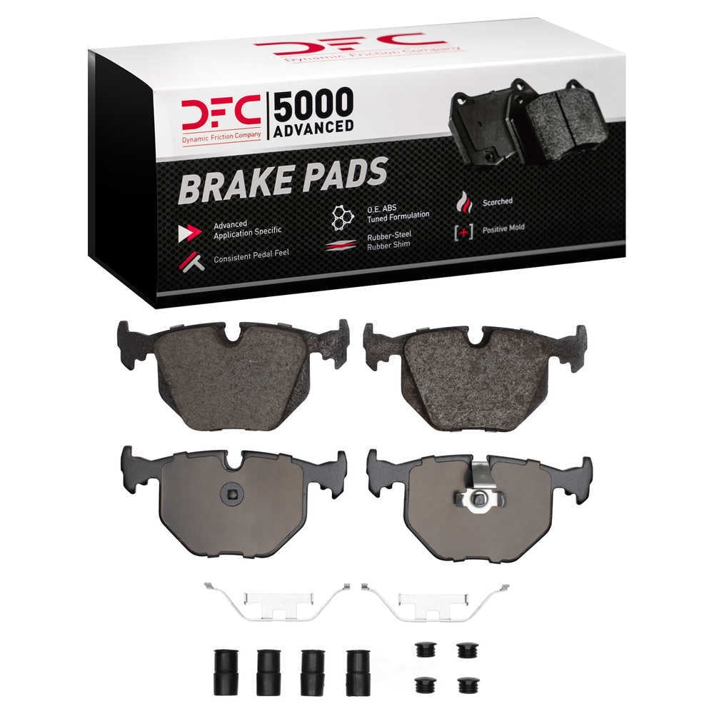 DFC 5000 Euro Ceramic Brake Pads and Hardware Kit - Archived 1552-0683-01 DFC 5000 Advanced Brake