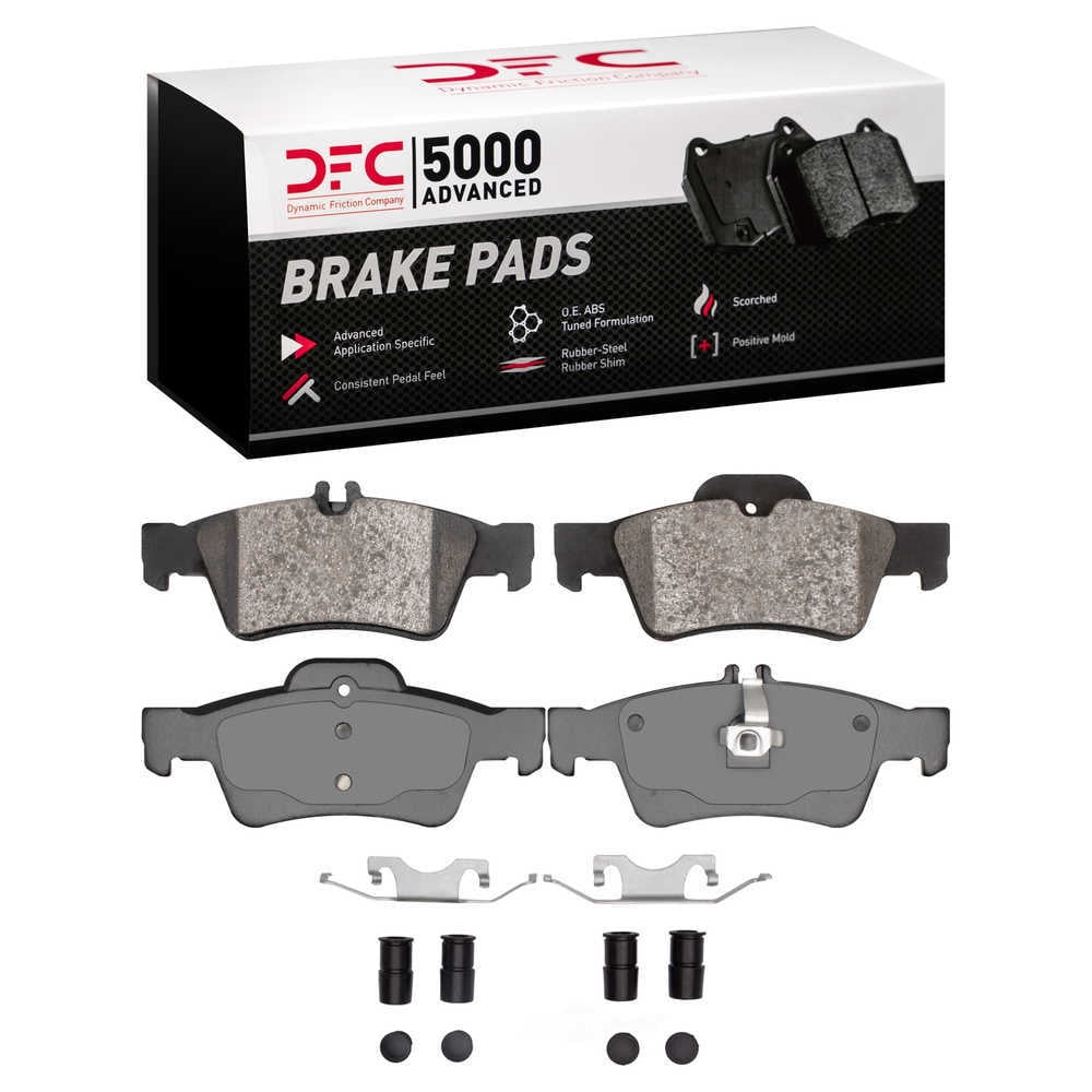 DFC 5000 Euro Ceramic Brake Pads and Hardware Kit - Archived 1552-0986-01 DFC 5000 Advanced Brake