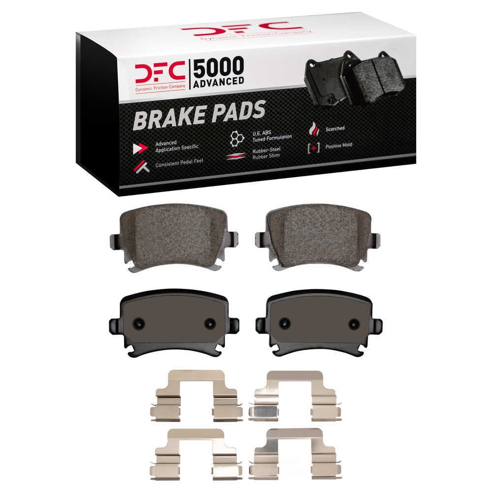 DFC 5000 Euro Ceramic Brake Pads and Hardware Kit - Archived 1552-1108-02 DFC 5000 Advanced Brake