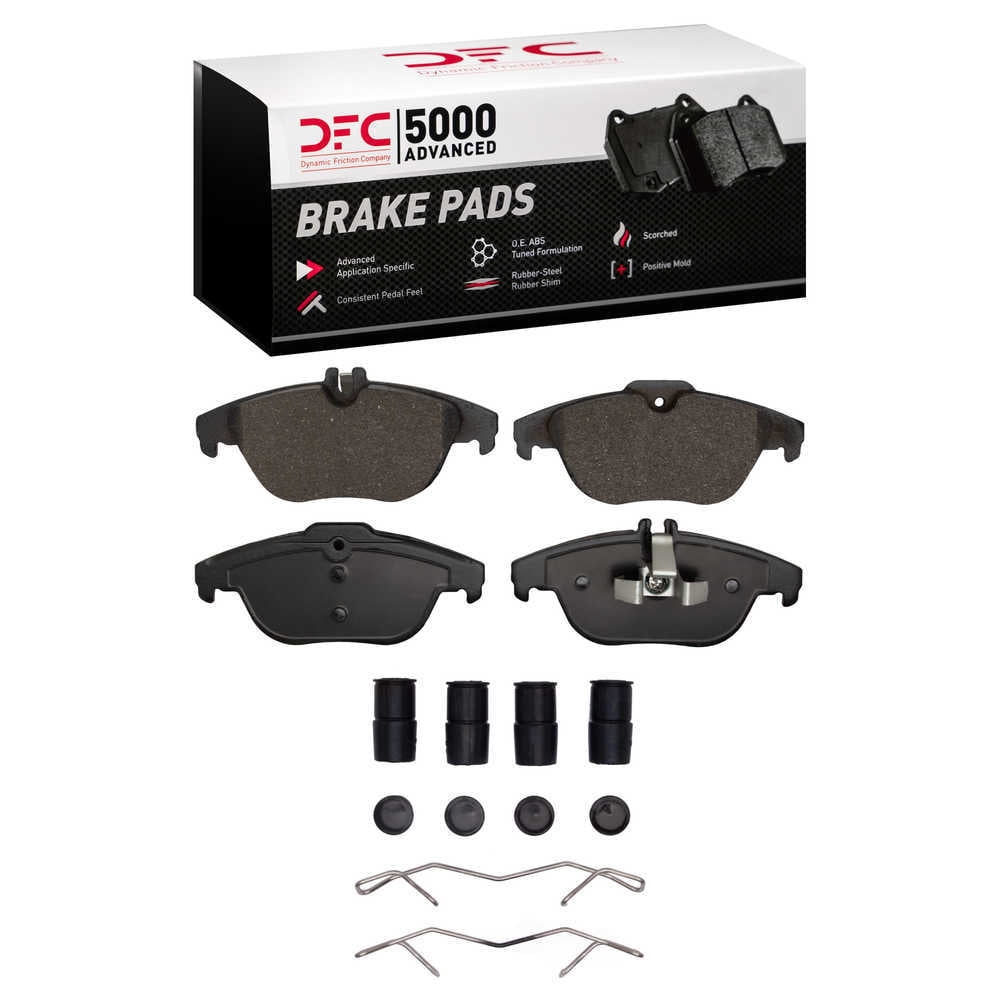 DFC 5000 Euro Ceramic Brake Pads and Hardware Kit - Archived 1552-1341-01 DFC 5000 Advanced Brake