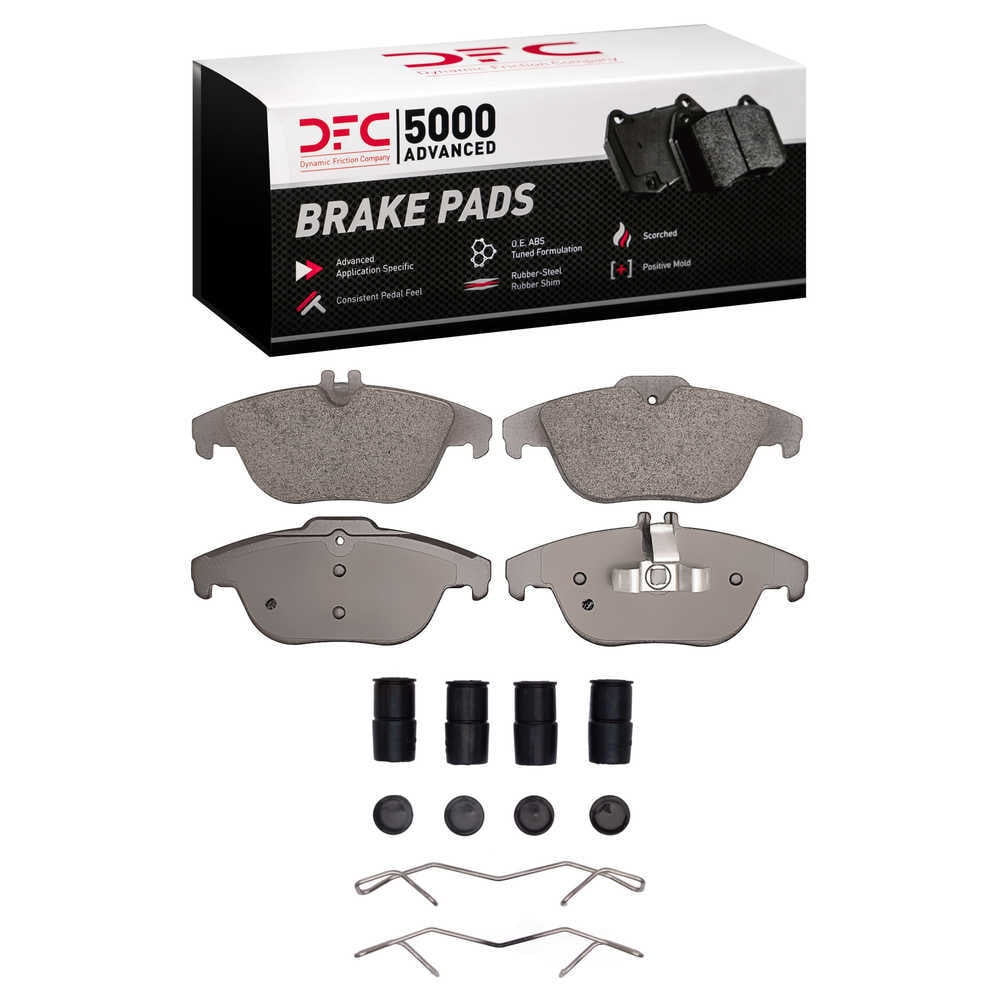 DFC 5000 Euro Ceramic Brake Pads and Hardware Kit - Archived 1552-1341-11 DFC 5000 Advanced Brake