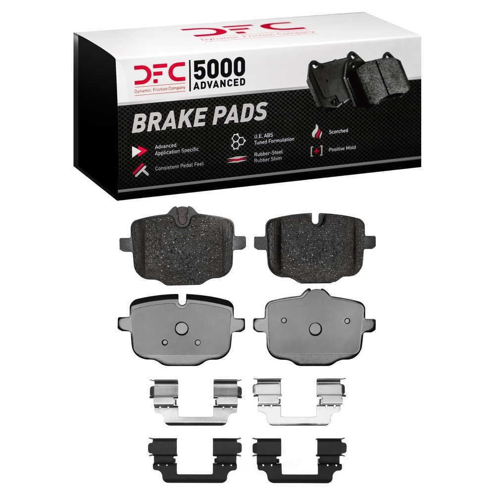 DFC 5000 Euro Ceramic Brake Pads and Hardware Kit - Archived 1552-1469-01 DFC 5000 Advanced Brake