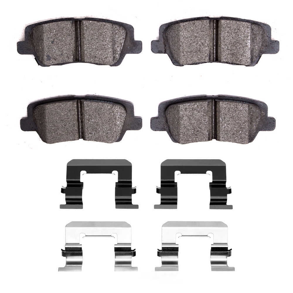 DFC 5000 Euro Ceramic Brake Pads and Hardware Kit - Archived 1552-1659-01 DFC 5000 Advanced Brake