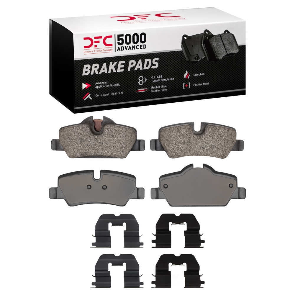 DFC 5000 Euro Ceramic Brake Pads and Hardware Kit - Archived 1552-1800-01 DFC 5000 Advanced Brake