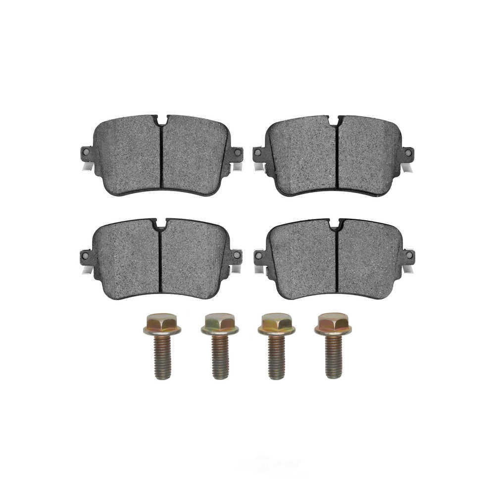 Dynamic Friction Company 1552-1895-01 DFC 5000 Advanced Brake Pads - Low Metallic and Hardware Kit