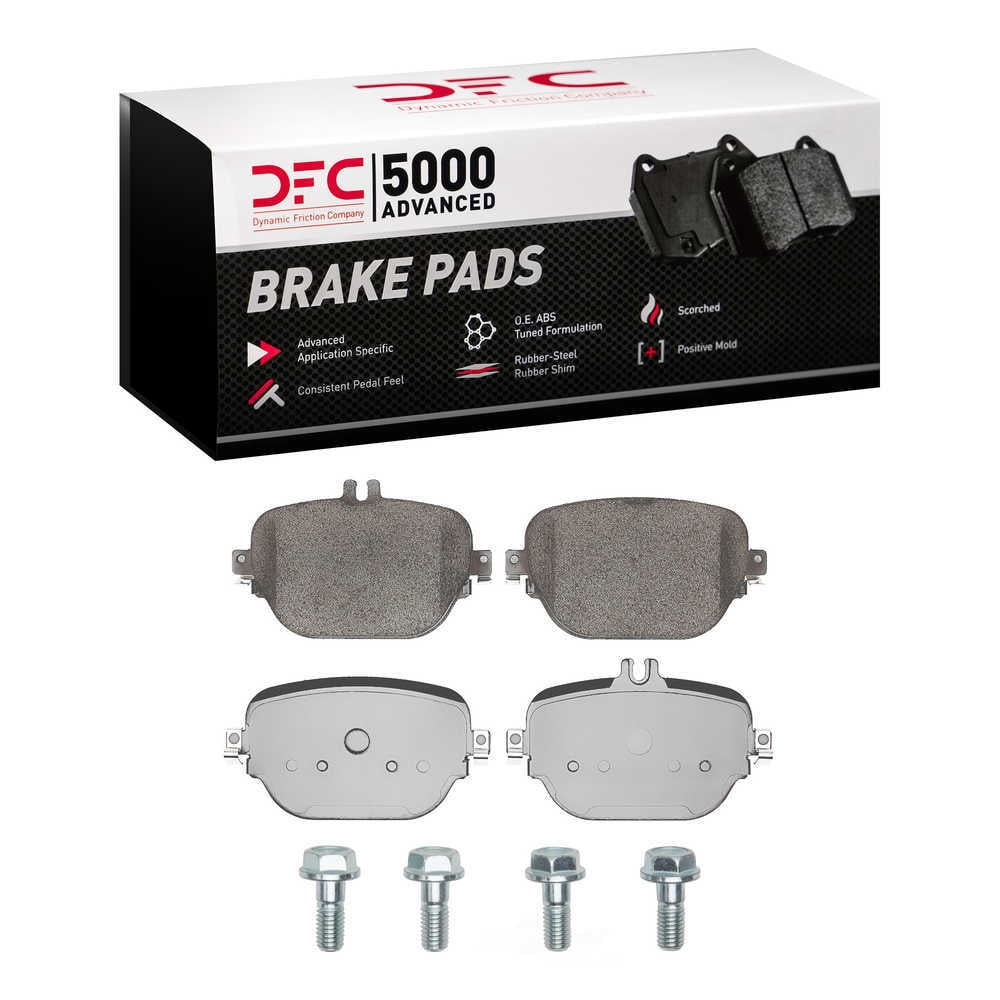 DFC 5000 Euro Ceramic Brake Pads and Hardware Kit - Archived 1552-2193-01 DFC 5000 Advanced Brake