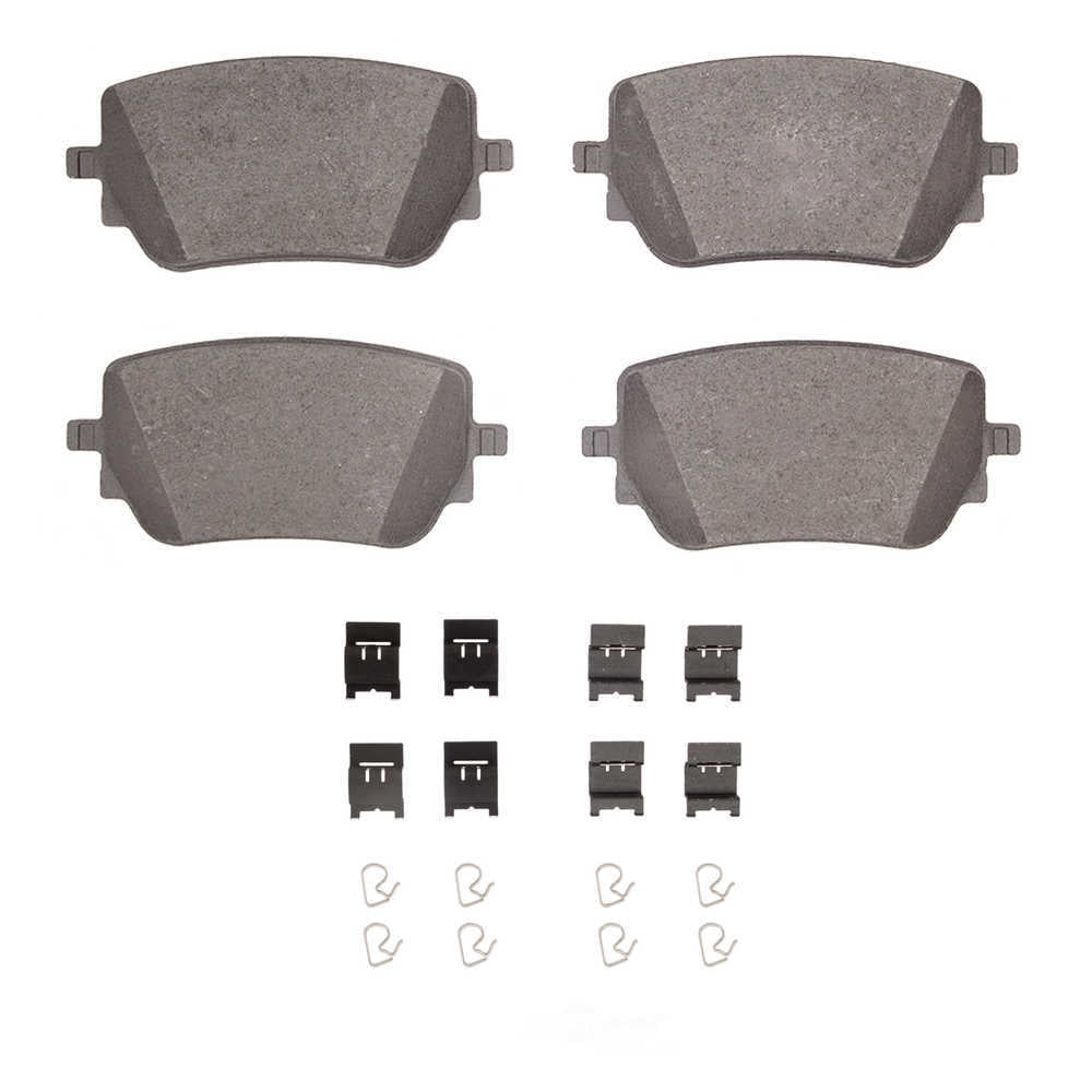 DFC 5000 Euro Ceramic Brake Pads and Hardware Kit - Archived 1552-2271-01 DFC 5000 Advanced Brake