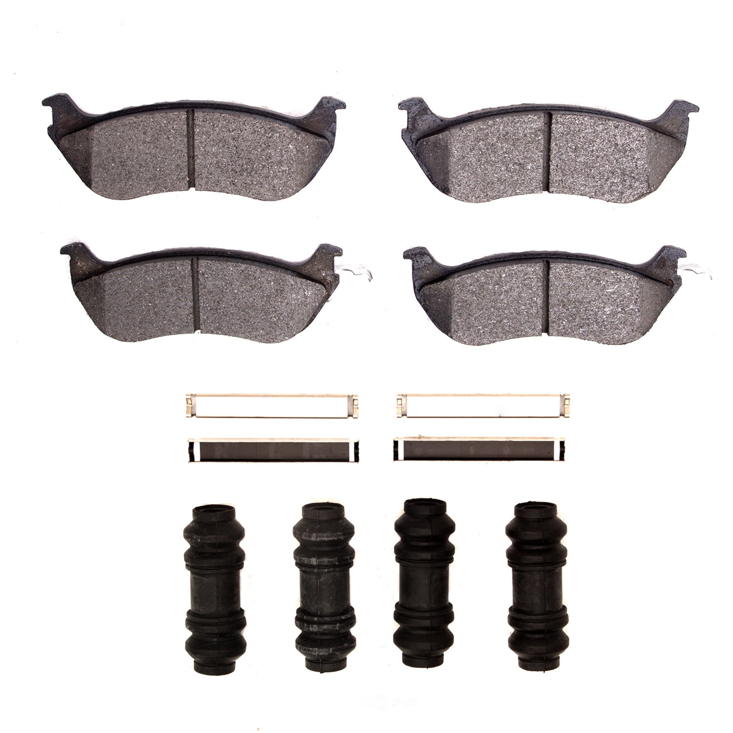 Dynamic Friction Company 1551-0674-01 DFC 5000 Advanced Brake Pads - Semi Metallic and Hardware Kit