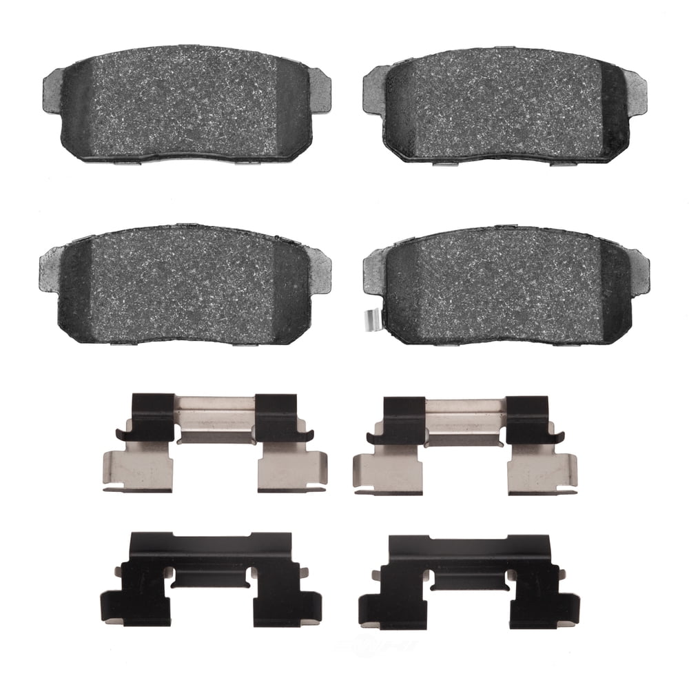 Dynamic Friction Company 1551-1008-01 DFC 5000 Advanced Brake Pads - Semi Metallic and Hardware Kit