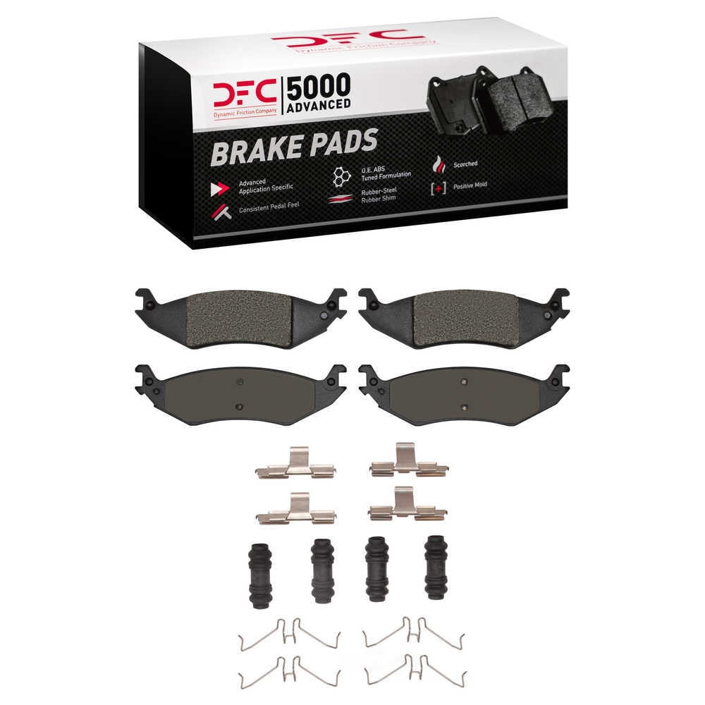 DFC 5000 Euro Ceramic Brake Pads and Hardware Kit - Archived 1551-1046-01 DFC 5000 Advanced Brake