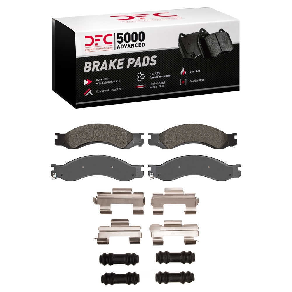 DFC 5000 Euro Ceramic Brake Pads and Hardware Kit - Archived 1551-1064-01 DFC 5000 Advanced Brake