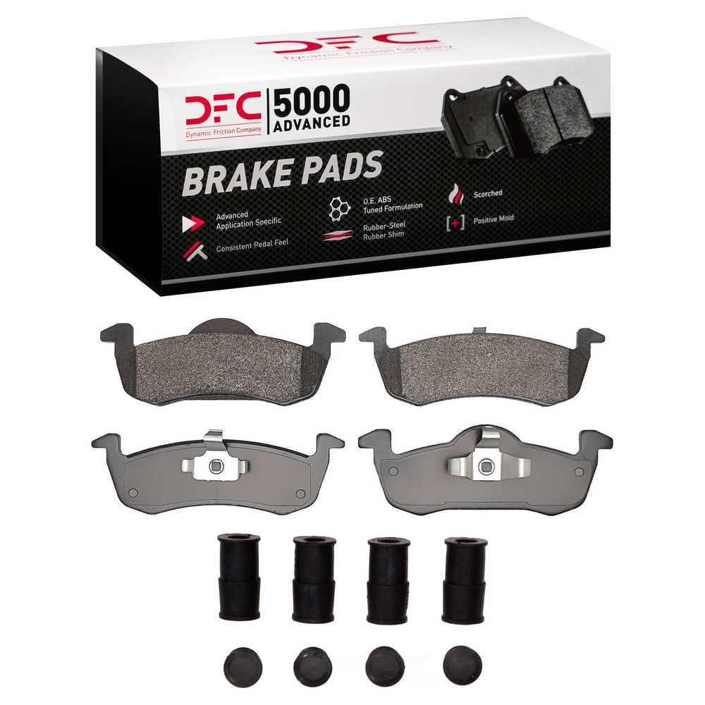 DFC 5000 Euro Ceramic Brake Pads and Hardware Kit - Archived 1551-1279-01 DFC 5000 Advanced Brake