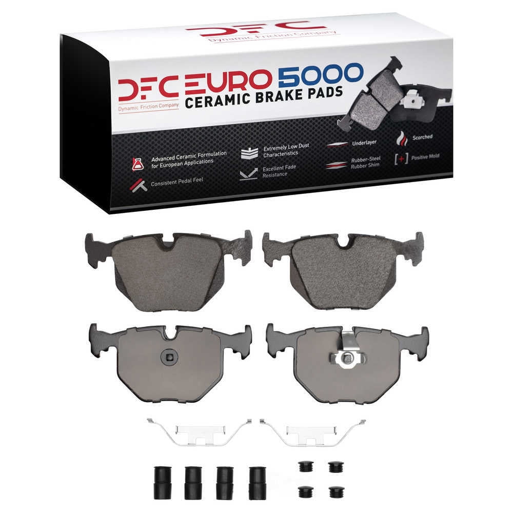 DFC 5000 Euro Ceramic Brake Pads and Hardware Kit - Archived 1600-0683-01 DFC EURO 5000 Ceramic