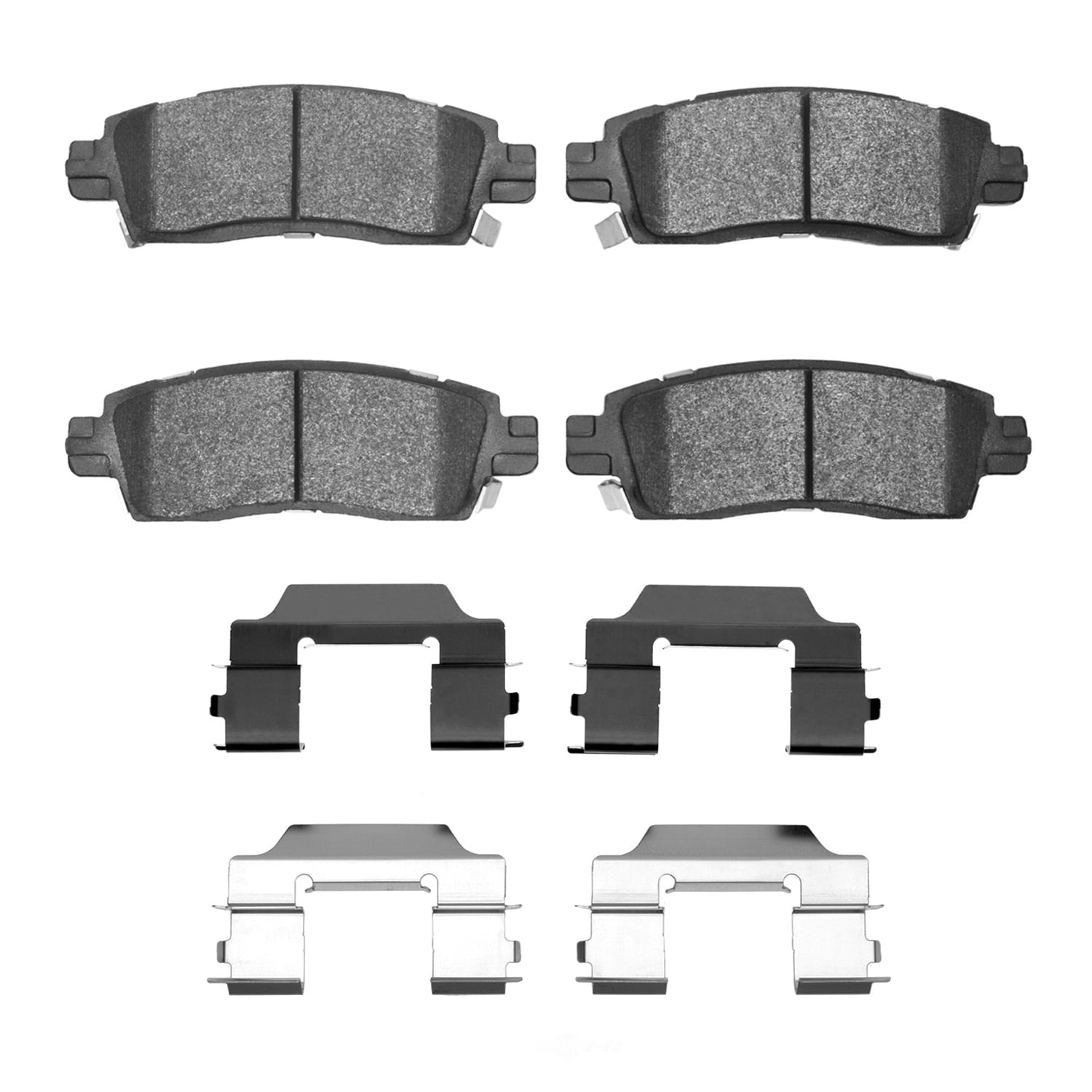 Dynamic Friction Company 1600-0883-01 DFC 5000 Euro Ceramic Brake Pads and Hardware Kit