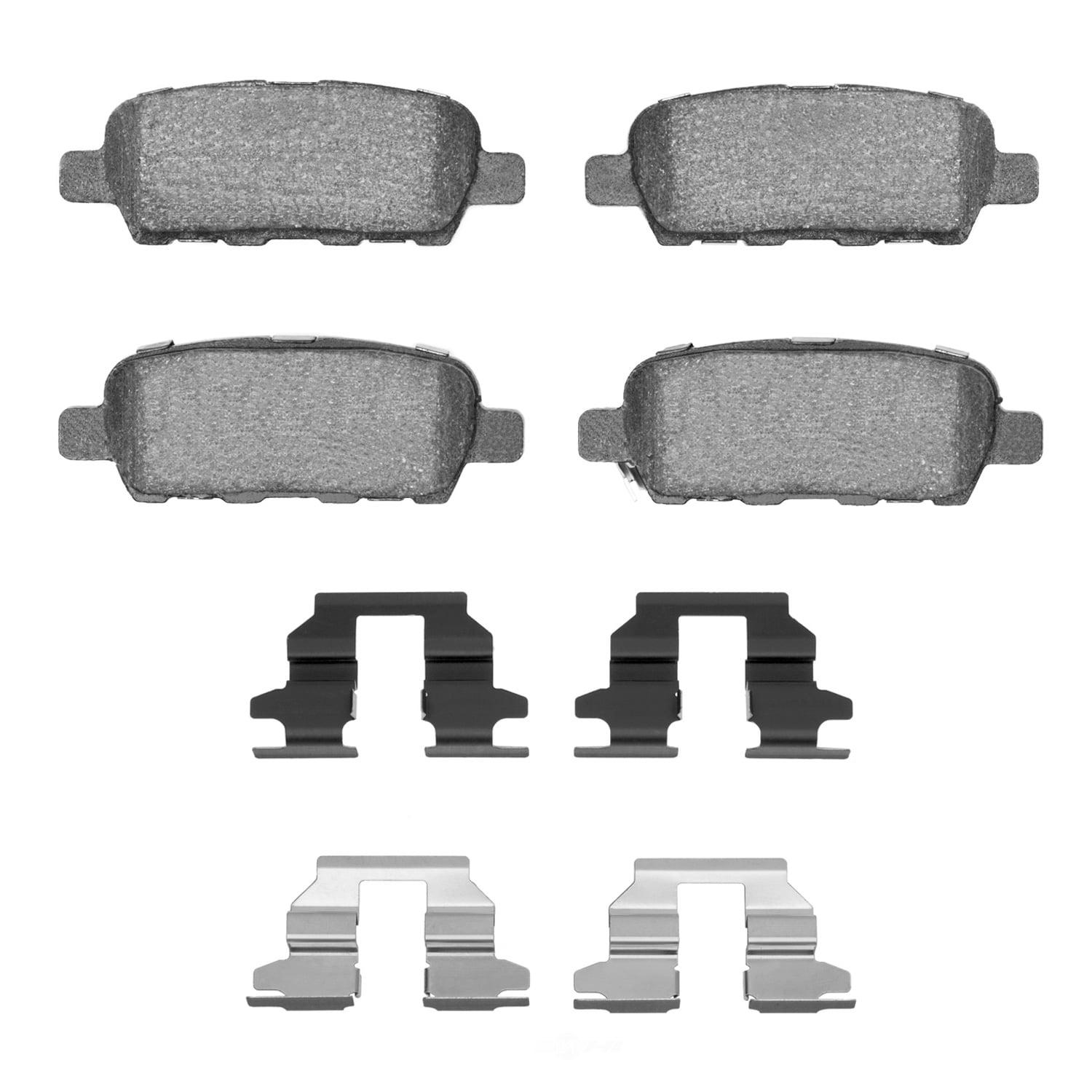 Dynamic Friction Company 1600-0905-01 DFC 5000 Euro Ceramic Brake Pads and Hardware Kit