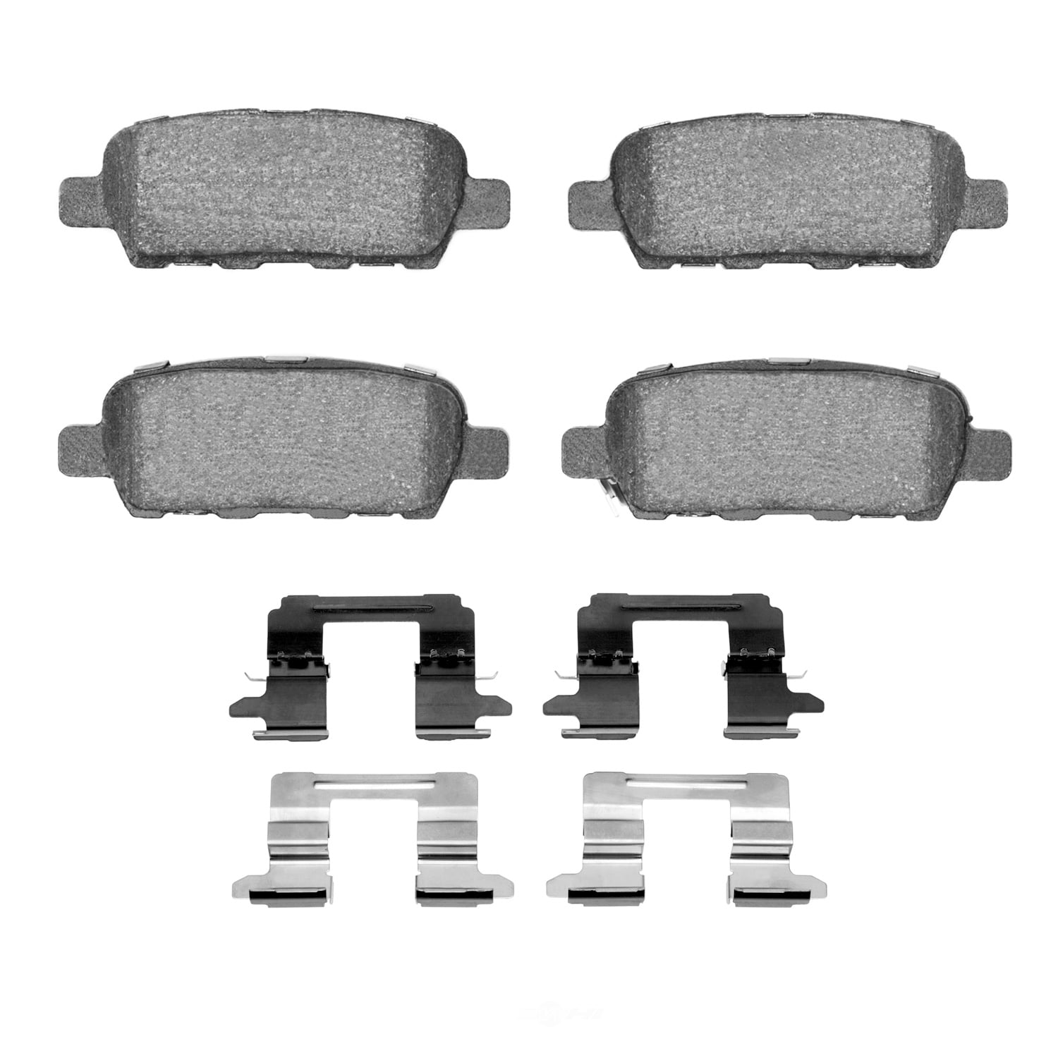 Dynamic Friction Company 1600-0905-03 DFC 5000 Euro Ceramic Brake Pads and Hardware Kit