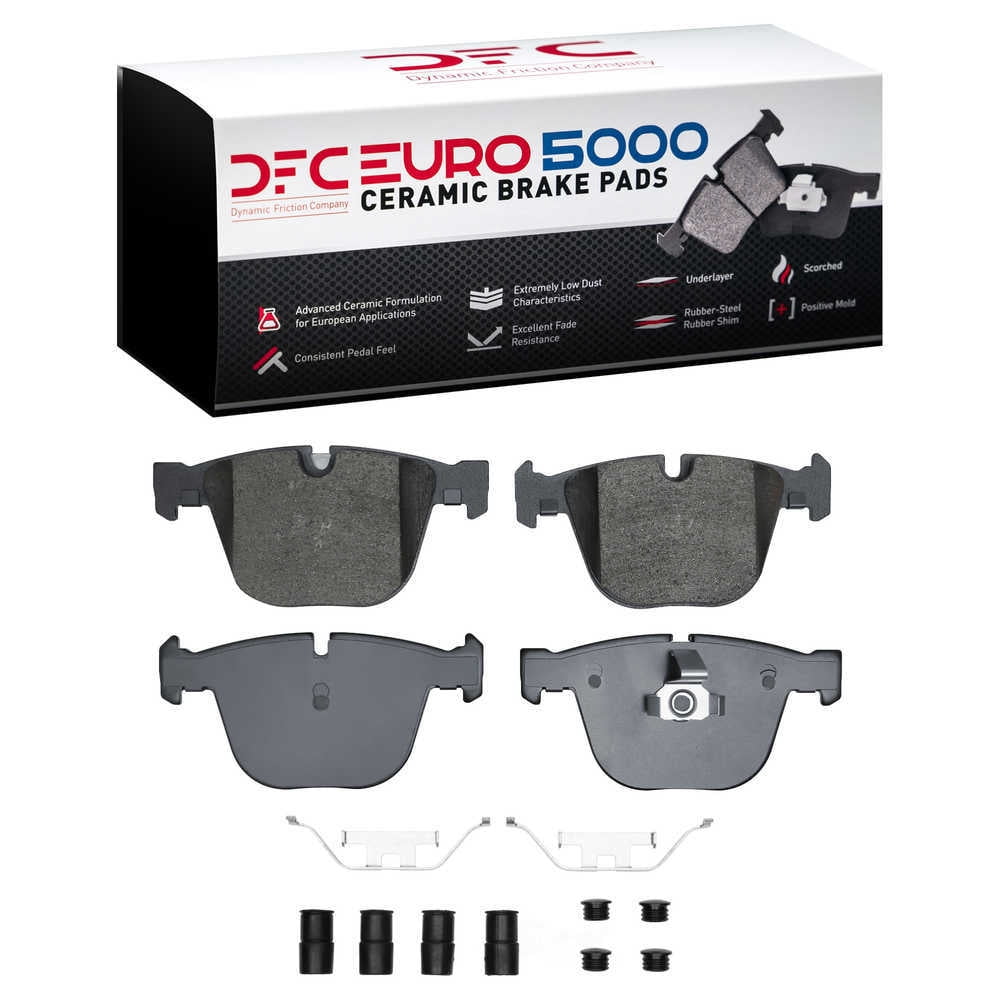 DFC 5000 Euro Ceramic Brake Pads and Hardware Kit - Archived 1600-0919-01 DFC EURO 5000 Ceramic