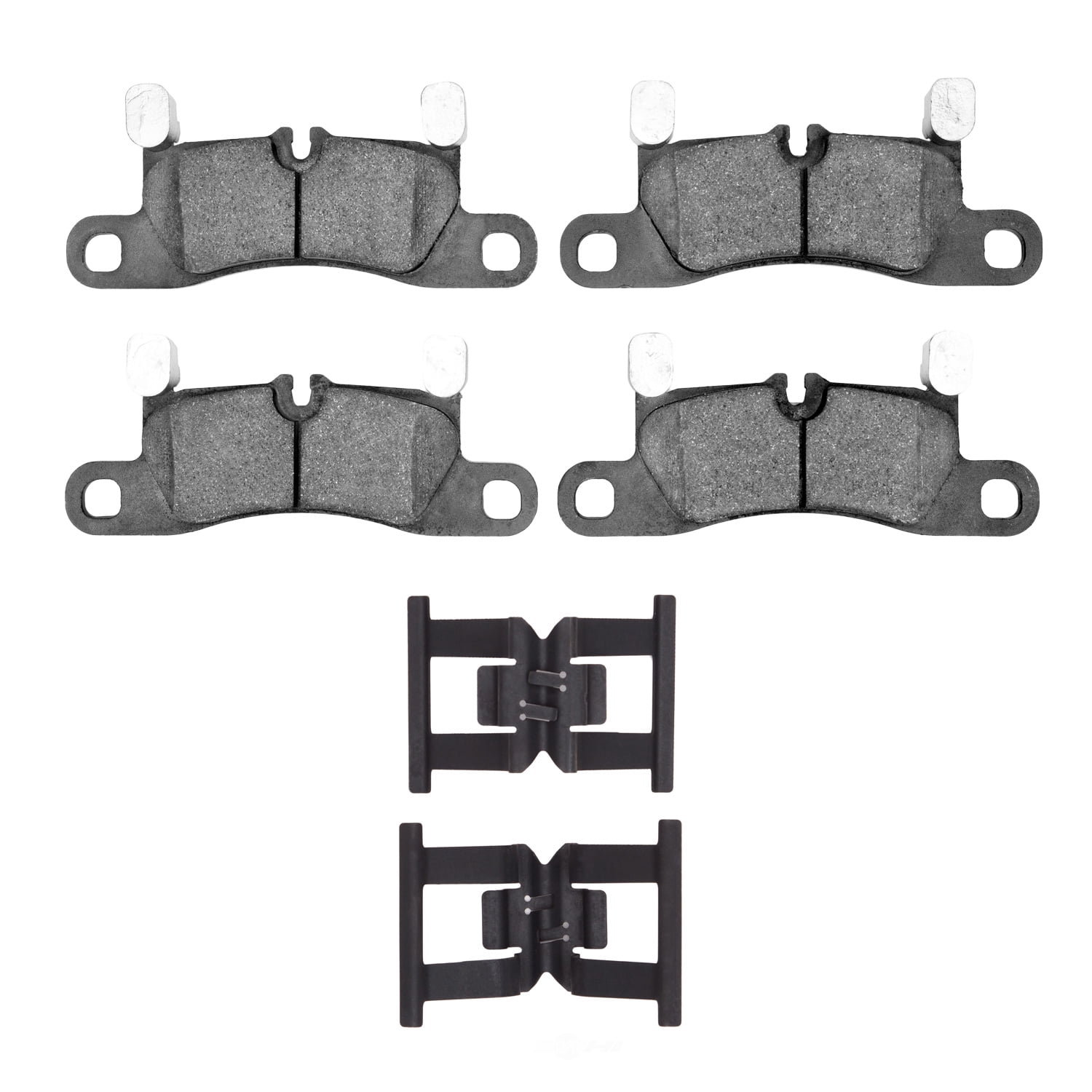 Dynamic Friction Company 1600-1453-01 DFC EURO 5000 Ceramic Brake Pads and Hardware Kit