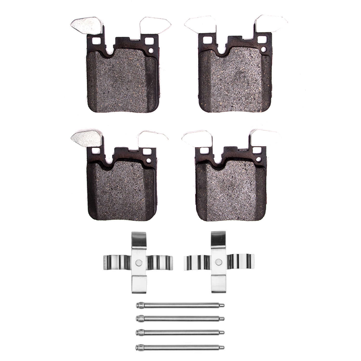 Dynamic Friction Company 1600-1656-01 DFC EURO 5000 Ceramic Brake Pads and Hardware Kit