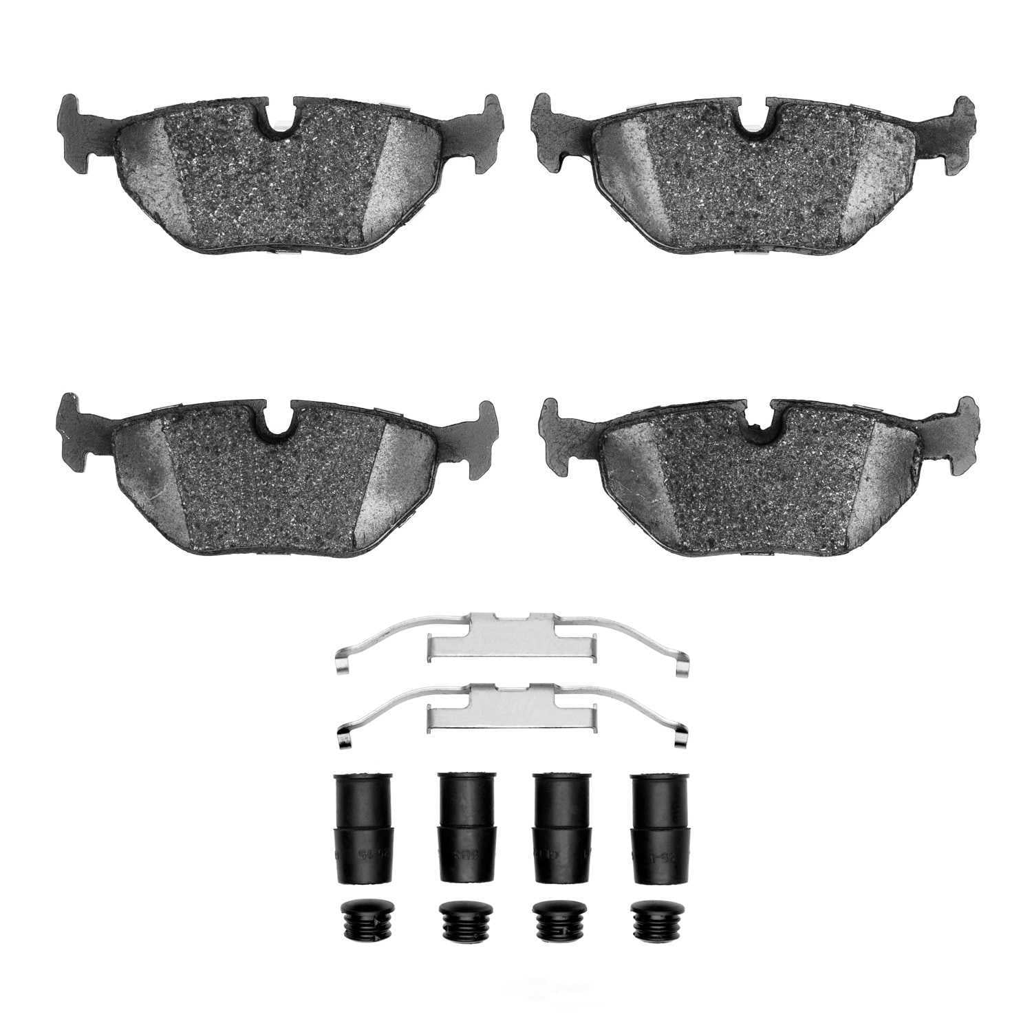 DFC 5000 Euro Ceramic Brake Pads and Hardware Kit - Archived 1115-0396-01 DFC Active Performance