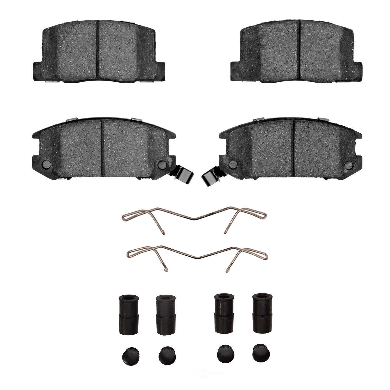 Dynamic Friction Company 1115-0657-01 DFC Active Performance Pads and Hardware Kit