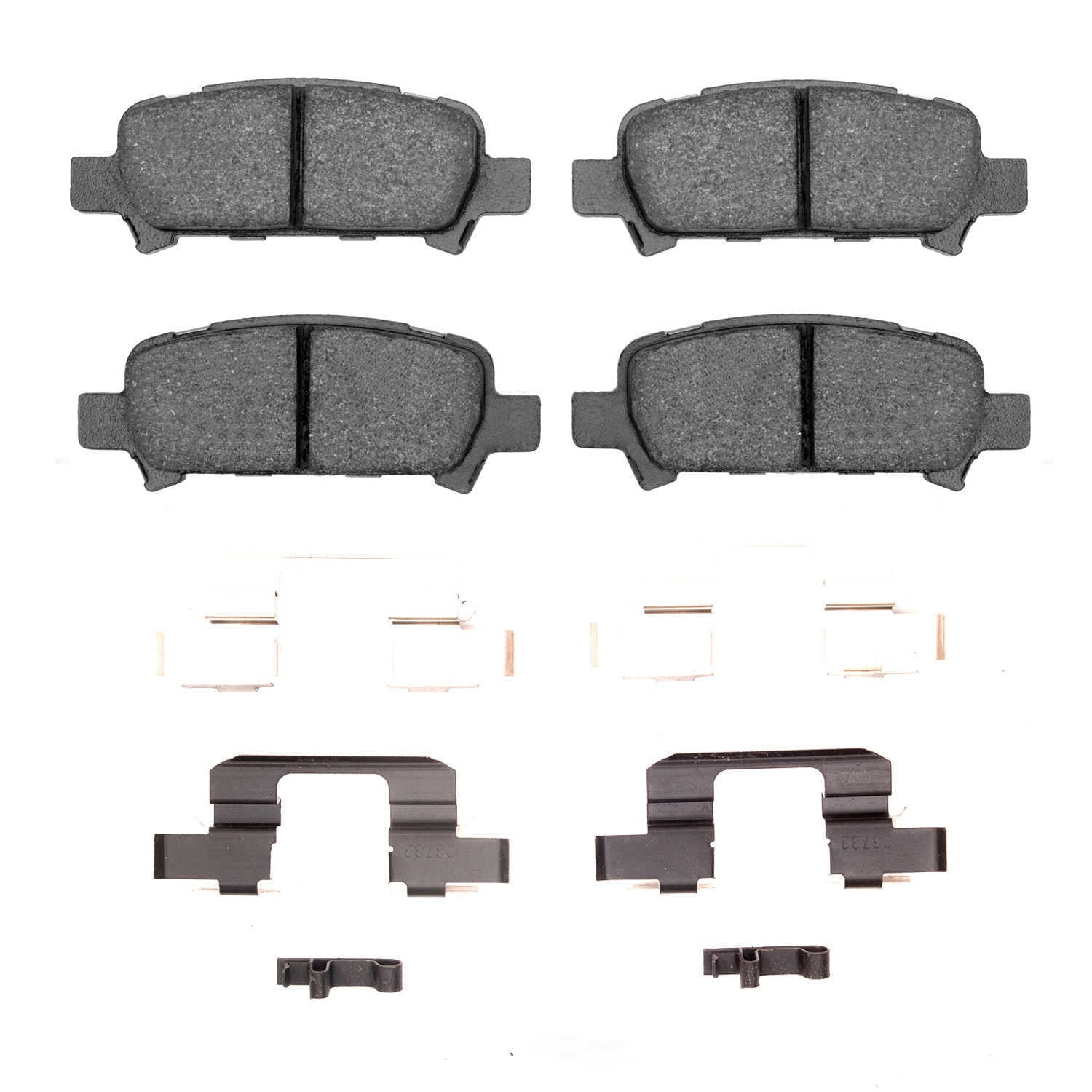 Dynamic Friction Company 1115-0770-03 DFC Active Performance Pads and Hardware Kit