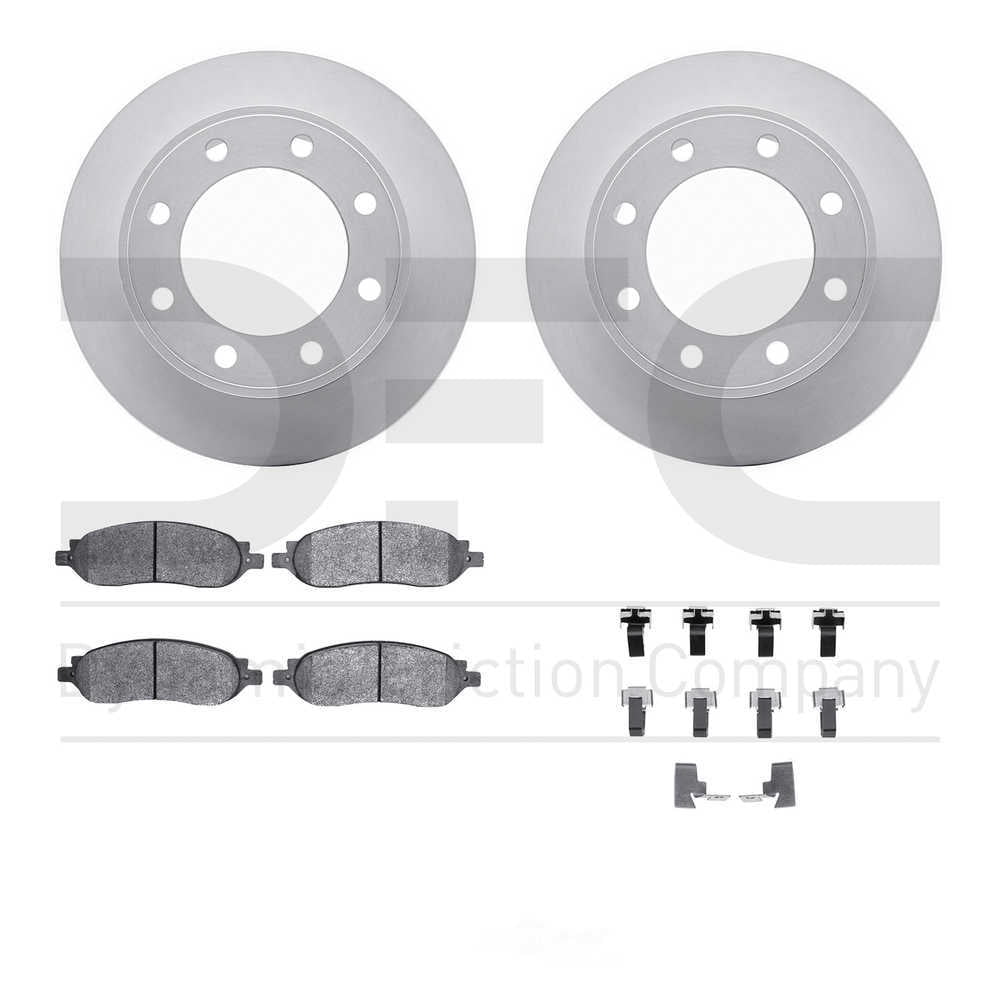 Dynamic Friction Company 4412-54057 DFC Geospec Rotors with Ultimate Duty Performance Brake Pads