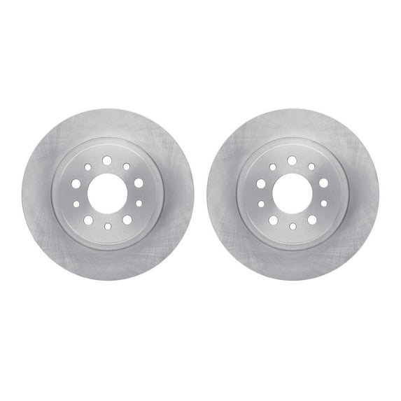 Dynamic Friction Company Rear Brake Rotors 6002-07003