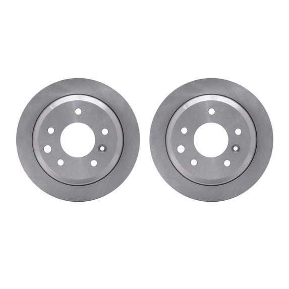 Dynamic Friction Company Rear Brake Rotors 6002-20004