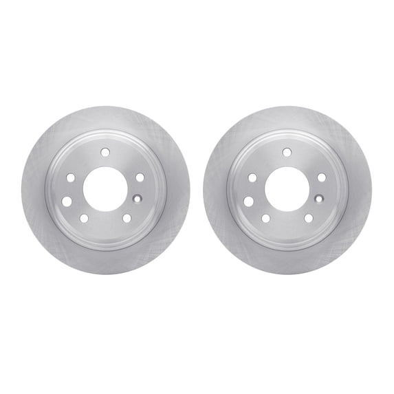 Dynamic Friction Company Rear Brake Rotors 6002-20007