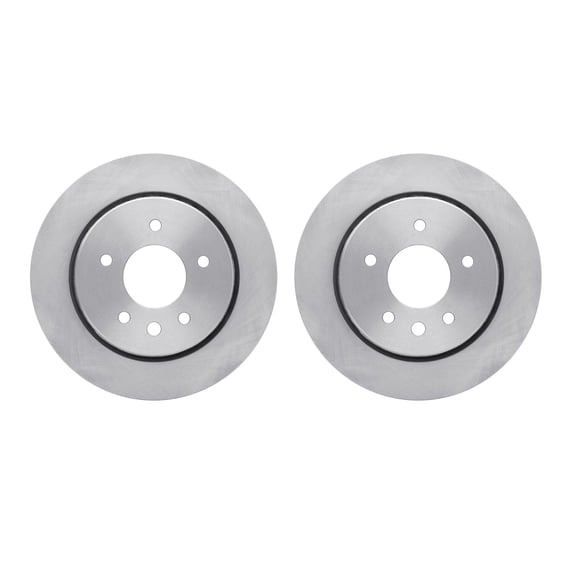 Dynamic Friction Company Rear Brake Rotors 6002-20009